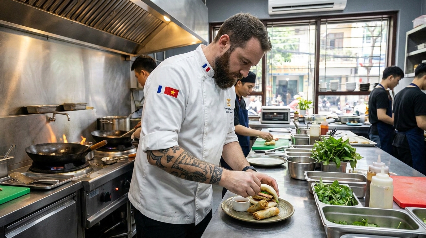 découvrez le parcours exceptionnel d'un chef bayeusain reconnu au vietnam, dont le restaurant figure parmi les meilleurs établissements français d'asie.