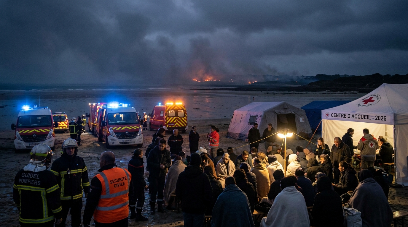 un incendie ravage un restaurant et trois appartements à guidel, réduisant une partie du quartier en cendres et causant d'importants dégâts.