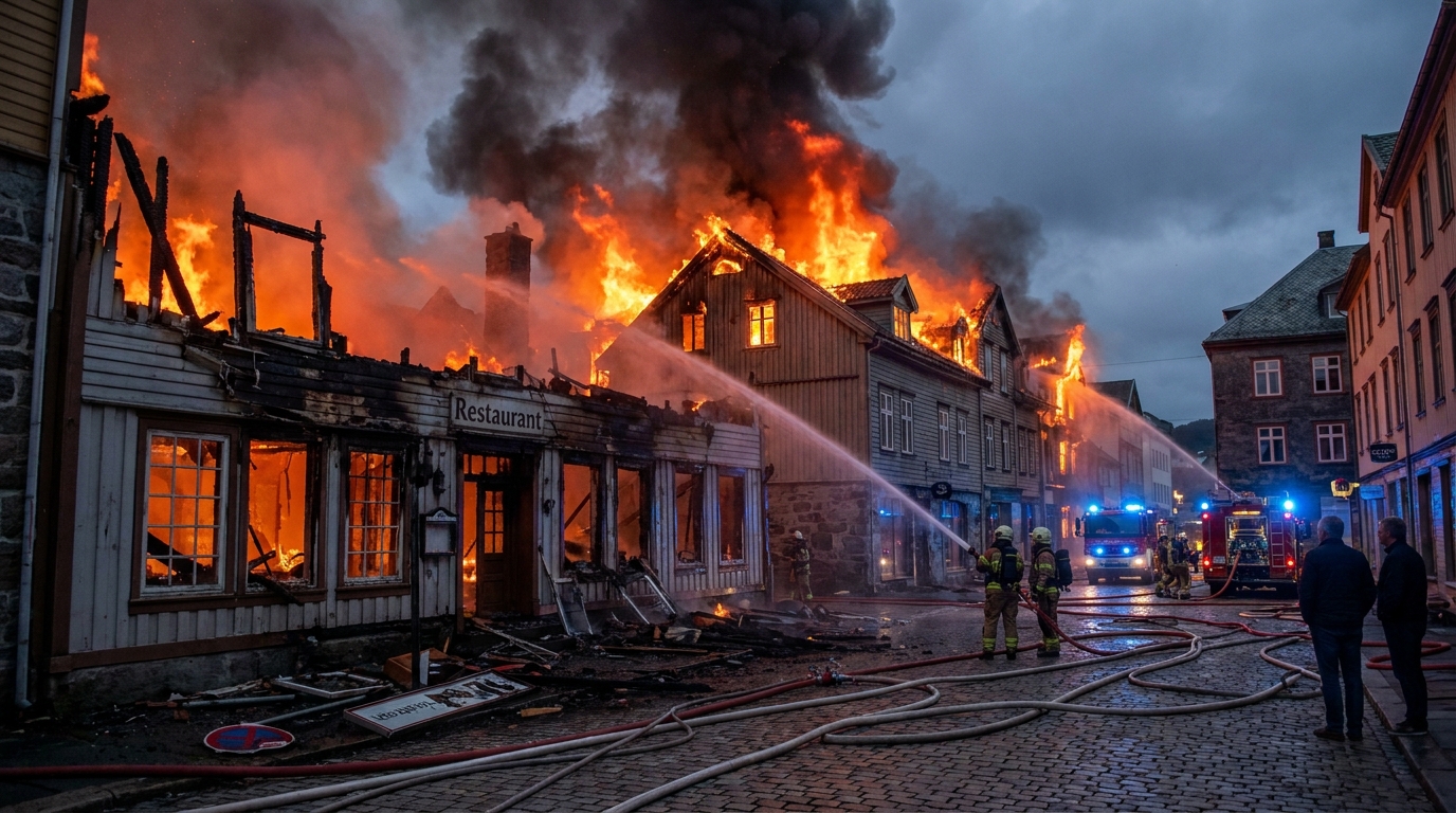 un incendie ravage un restaurant et trois appartements à guidel, laissant derrière lui un quartier en cendres et bouleversant la vie des habitants.