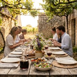 découvrez une expérience culinaire éphémère unique au cœur d'un domaine millénaire en bourgogne, alliant patrimoine historique et saveurs d'exception.