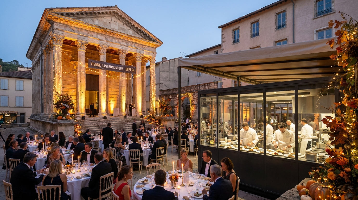 découvrez vienne le 24 septembre, où un temple historique se transforme en un temple de la gastronomie pour une expérience culinaire unique et inoubliable.