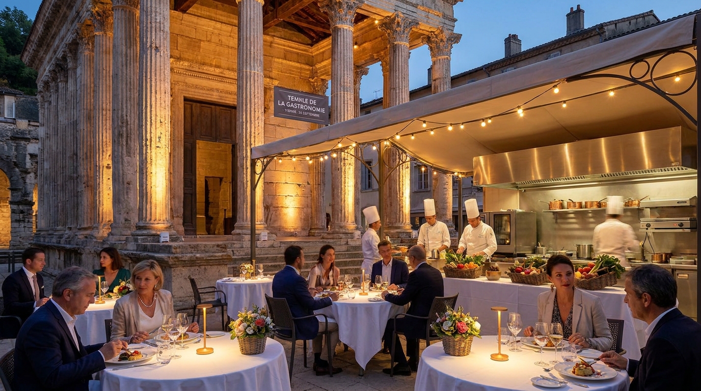 découvrez le 24 septembre à vienne un temple métamorphosé en haut lieu de la gastronomie pour une expérience culinaire unique et inédite.