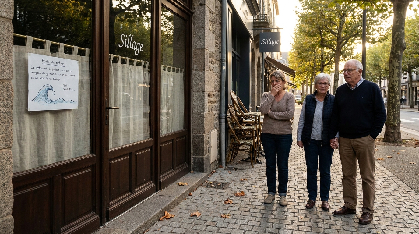 le restaurant sillage de saint-brieuc, reconnu pour ses années de saveurs uniques, ferme ses portes de manière inattendue, marquant la fin d'une époque culinaire appréciée.