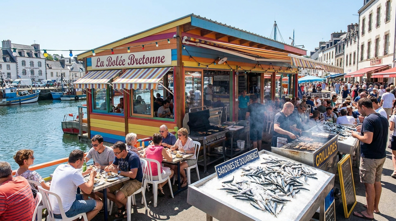 découvrez ce restaurant incontournable à douarnenez qui s'agrandit cet été pour mieux accueillir les amateurs de sardines et les gourmands en quête de saveurs marines.