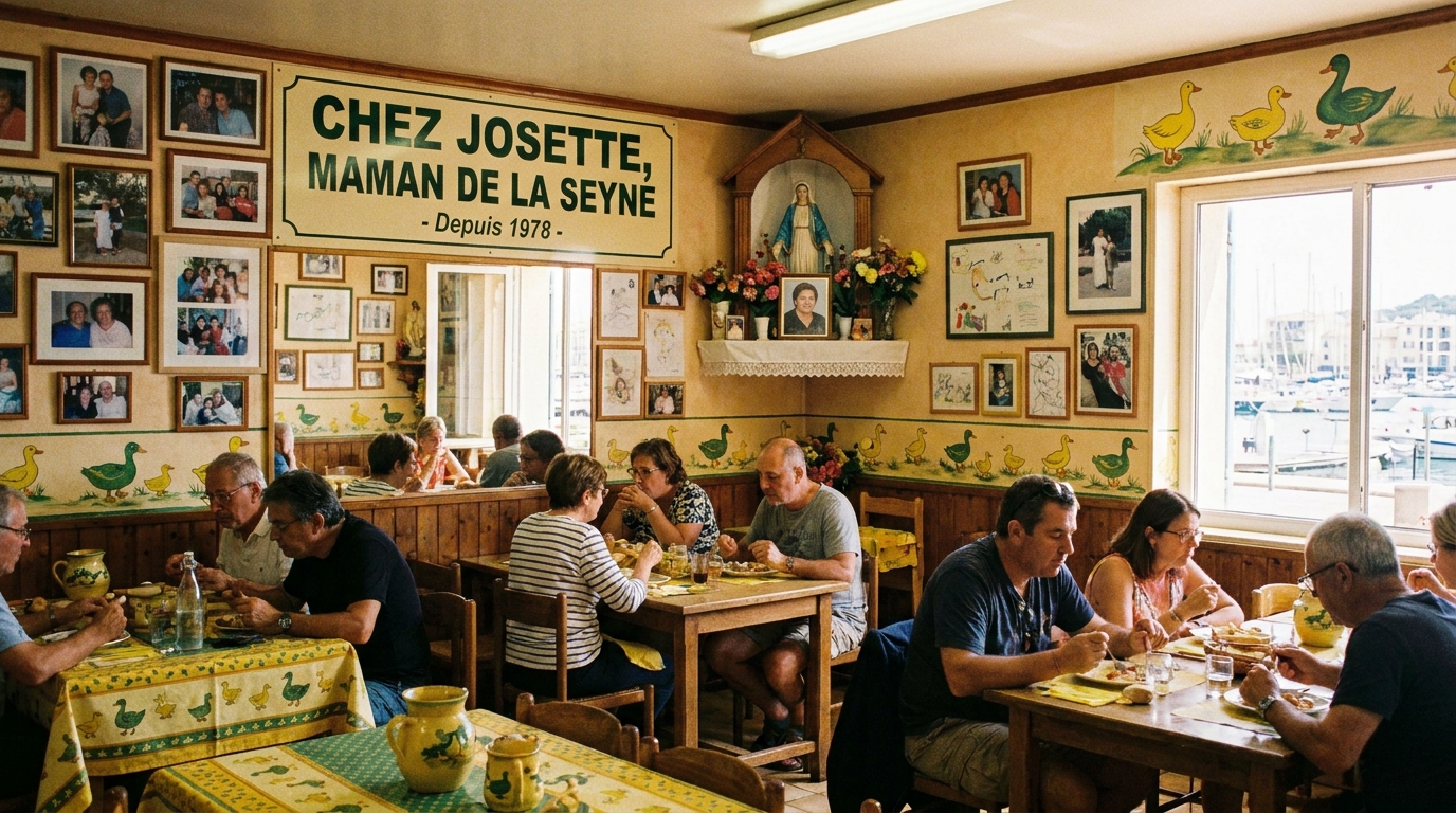 à la seyne-sur-mer, il rend hommage à sa maman en inaugurant « chez mounette », un lieu chargé d'émotions et de souvenirs.