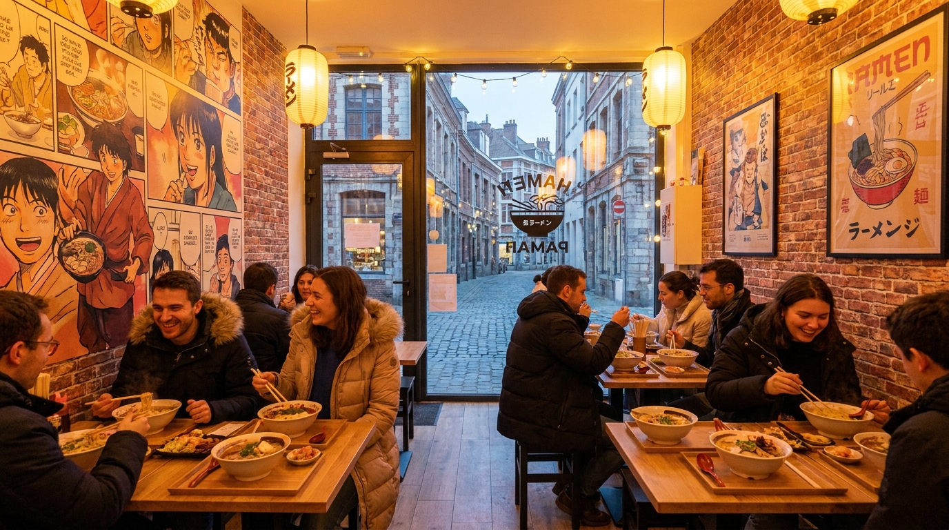 découvrez à lille un restaurant de ramen au décor manga unique, offrant des bouillons authentiques qui raviront les gourmets dans une ambiance originale et conviviale.