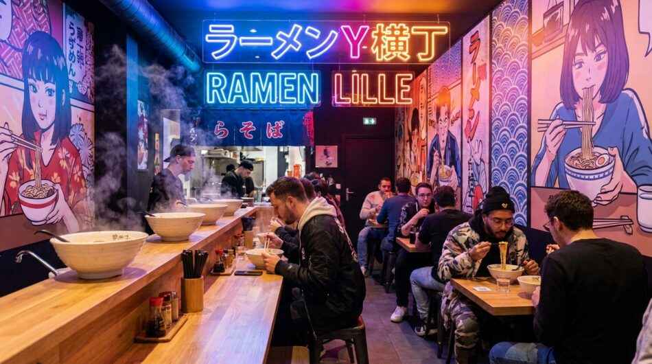 découvrez à lille un restaurant de ramen au décor manga unique qui séduit les gourmets grâce à ses bouillons authentiques et son ambiance originale.