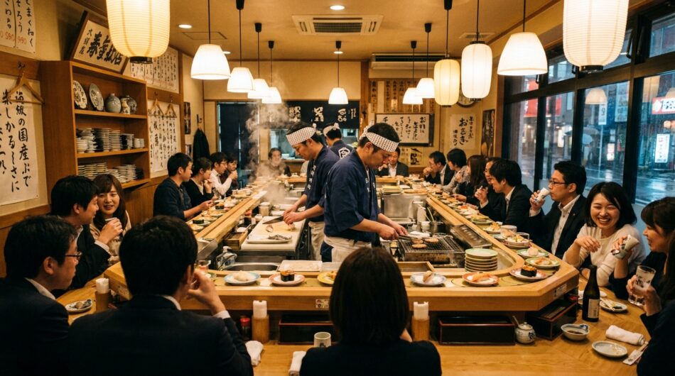 découvrez à rennes l'ancien magasin de tissus « toto » réinventé en un restaurant japonais innovant avec un comptoir tournant, offrant une expérience culinaire unique et moderne.