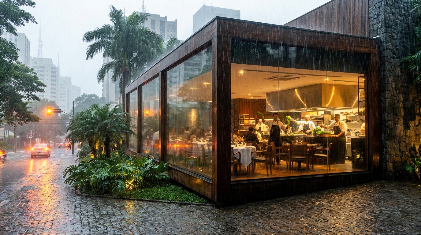 découvrez comment un restaurant trois étoiles à são paulo s'inspire de la pluie pour créer une carte gastronomique unique et inventive.