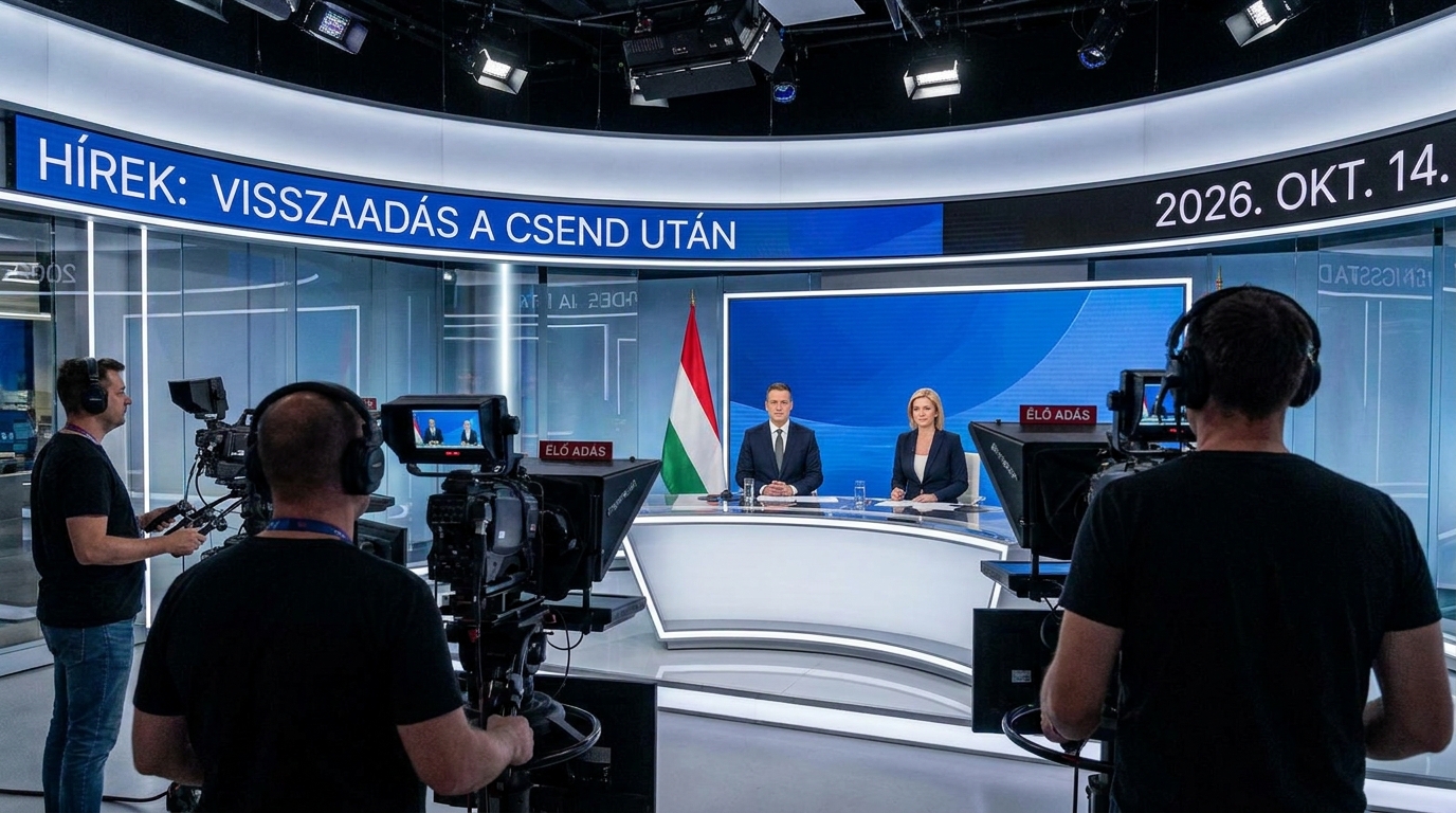 après 44 jours de silence, la chaîne publique hongroise relance ses journaux d’information, offrant aux téléspectateurs un retour attendu à l'actualité.