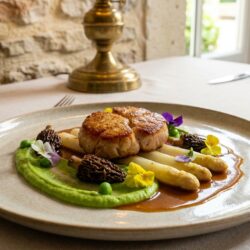 découvrez l'histoire captivante d'un couple passionné qui, après avoir travaillé dans des établissements prestigieux, reprend un restaurant gastronomique emblématique du mans pour réinventer sa cuisine.