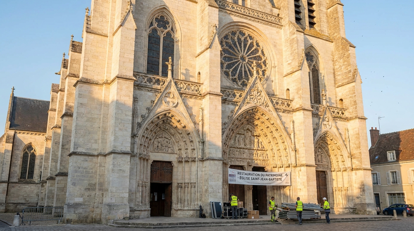 découvrez la transformation spectaculaire des façades de cette église emblématique de seine-et-marne, révélées après une rénovation monumentale qui ravive son éclat et son histoire.