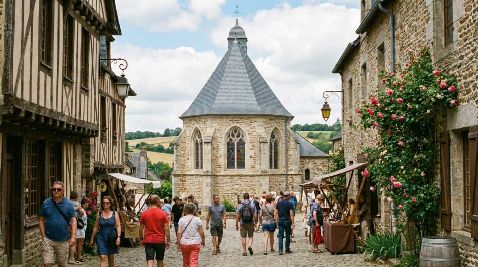 explorez un village médiéval unique en ardèche, alliant une chapelle restaurée pleine d'histoire et des caves mystérieuses à découvrir.