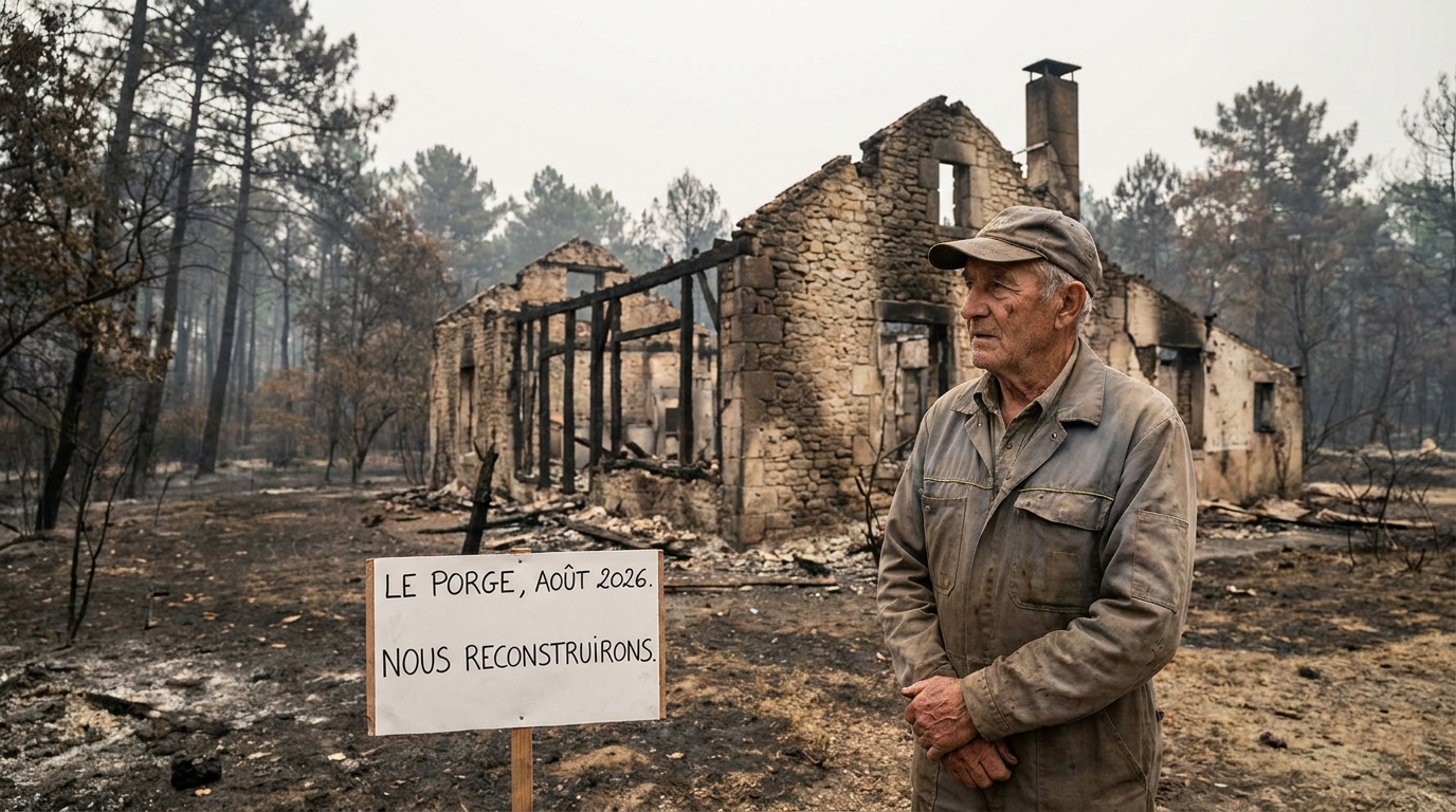 au porge, les sinistrés du mégafeu cherchent à obtenir une indemnisation juste pour reconstruire leur vie après la catastrophe.