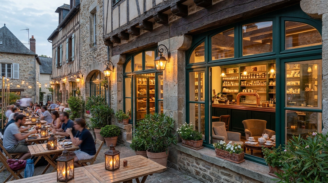 découvrez boca, un lieu unique à pruillé-l'éguillé où restaurant, bar, salon de thé et épicerie fine se réunissent pour faire revivre le cœur commerçant du village avec saveurs et convivialité.