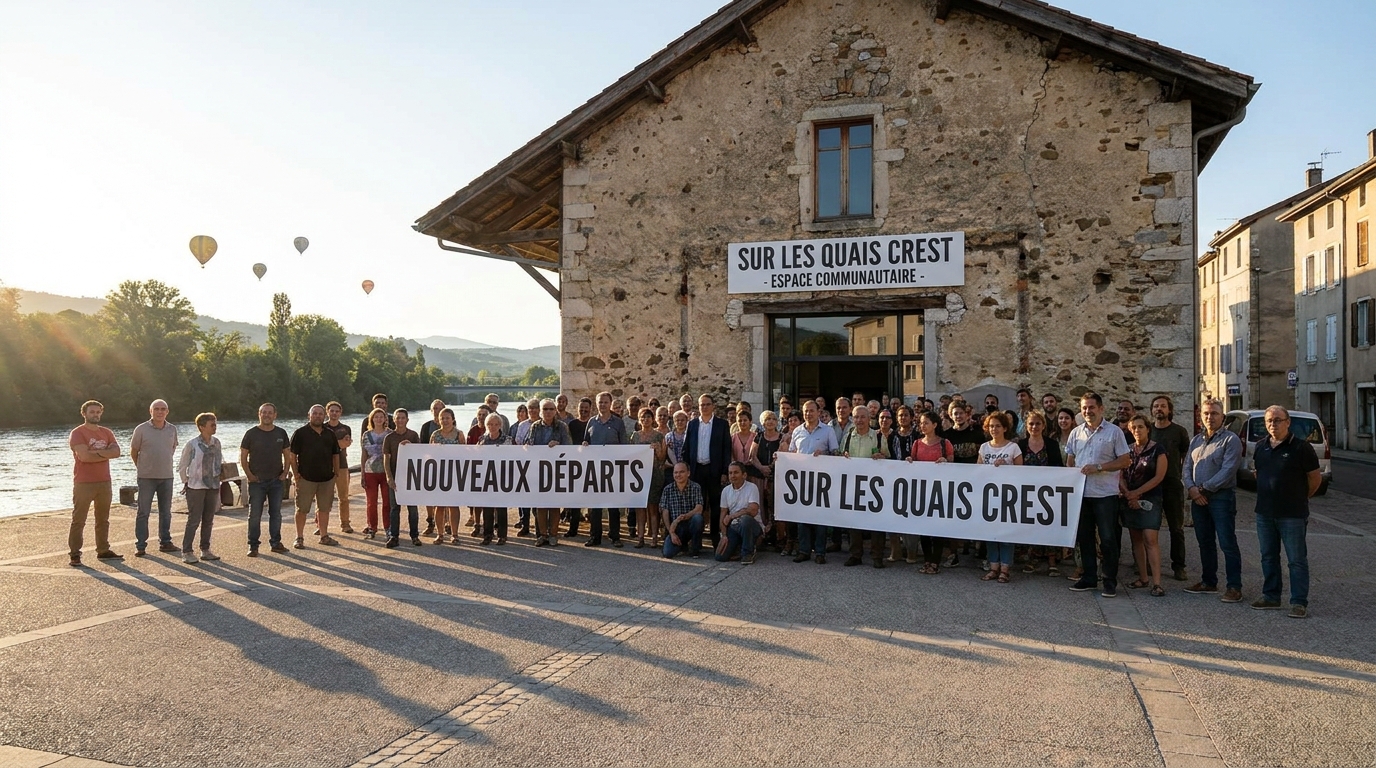 après 16 ans d'aventure, françois bouis annonce la fermeture du bar-restaurant sur les quais à crest, marquant la fin d'une époque pour ce lieu emblématique.