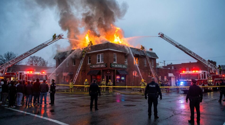 un incendie dramatique dans un restaurant en suisse a fait cinq personnes portées disparues. une enquête est en cours pour déterminer les causes de cet incendie ravageur.