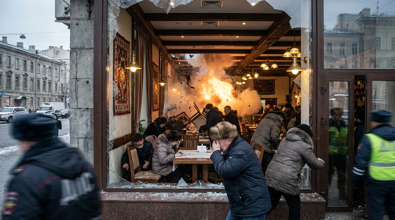 une explosion a secoué un restaurant à moscou, un événement qualifié d'acte terroriste par le maire. découvrez les détails de cet incident majeur.