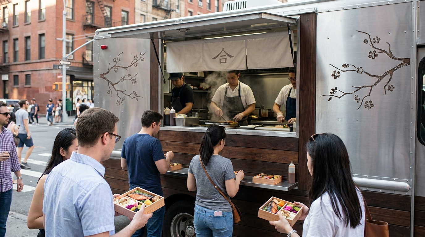 découvrez le food-truck le bento kanoya qui atteint sa pleine vitesse de croisière, offrant des saveurs japonaises authentiques et un service rapide pour vos repas sur le pouce.