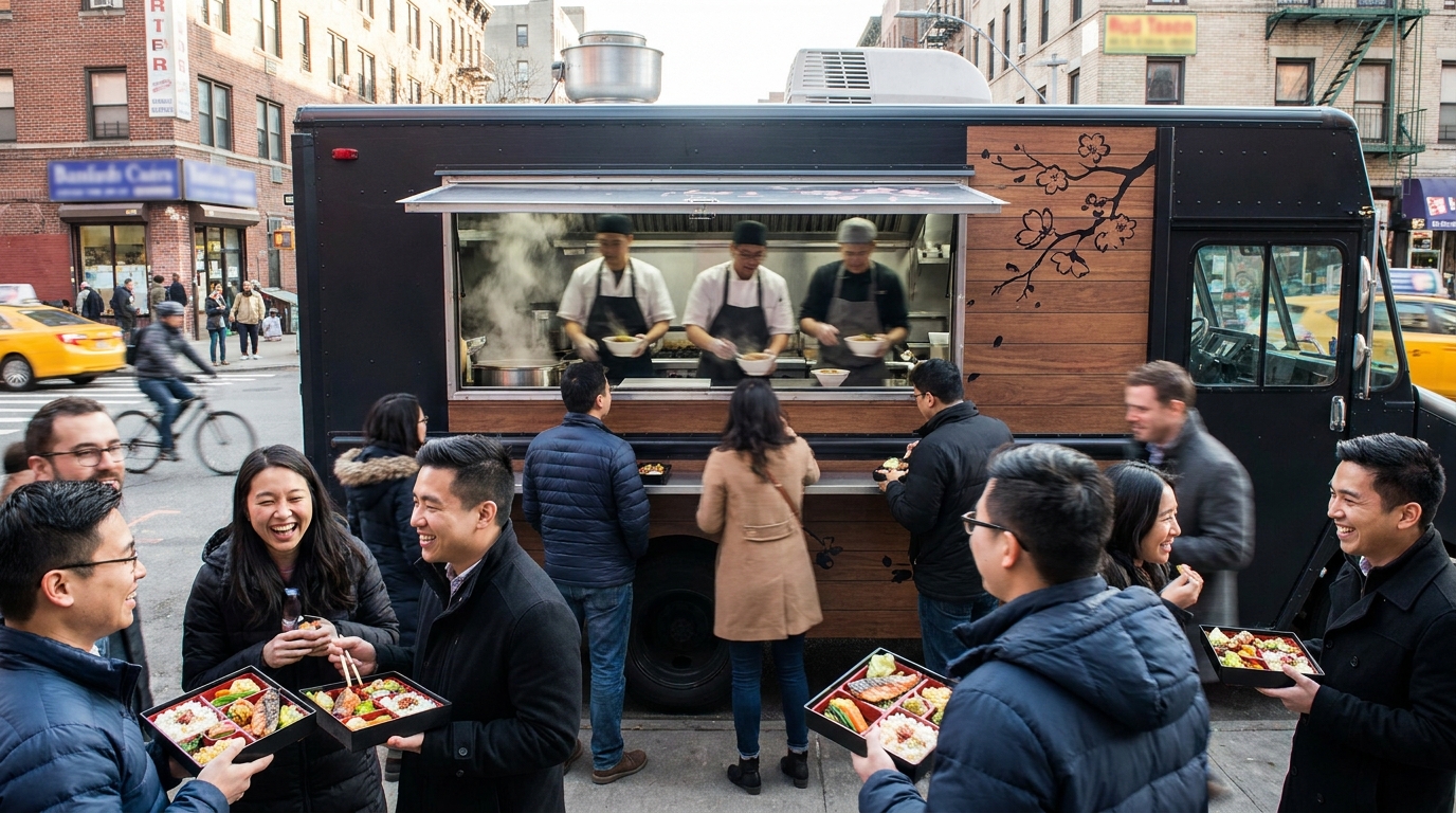 découvrez le succès du food-truck le bento kanoya, qui atteint sa pleine vitesse de croisière grâce à ses saveurs authentiques et sa cuisine rapide et de qualité.