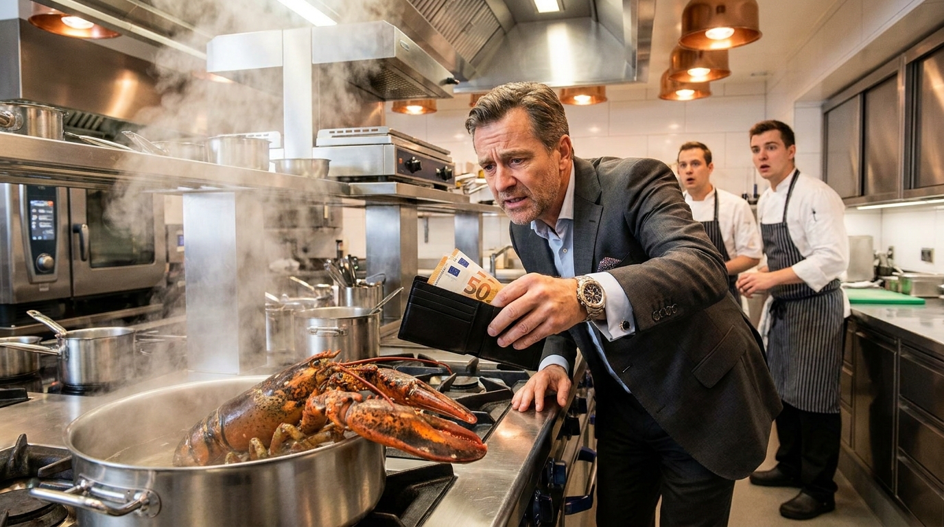 découvrez l'histoire incroyable d'un client qui débourse 300 euros pour sauver une langouste d'une cuisson trop rapide au restaurant. un acte surprenant qui témoigne de sa passion pour la gastronomie.