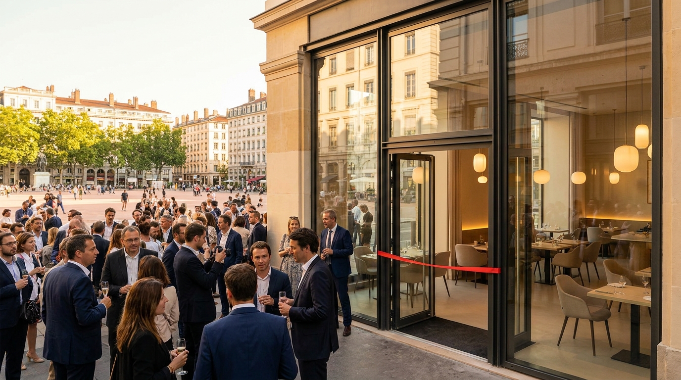 découvrez l'inauguration prochaine d'un nouveau restaurant gastronomique très attendu, situé place bellecour à lyon. une expérience culinaire d'exception à ne pas manquer !