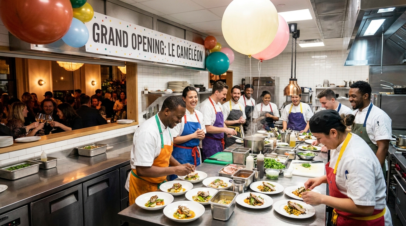 découvrez l’ouverture tant attendue du restaurant le caméléon à saint-bénigne. un nouveau lieu convivial où saveurs et ambiance chaleureuse vous attendent.