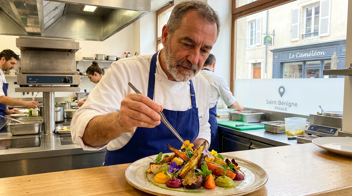 découvrez l'inauguration tant attendue du restaurant le caméléon à saint-bénigne. un nouveau lieu convivial où saveurs et ambiance chaleureuse vous attendent.