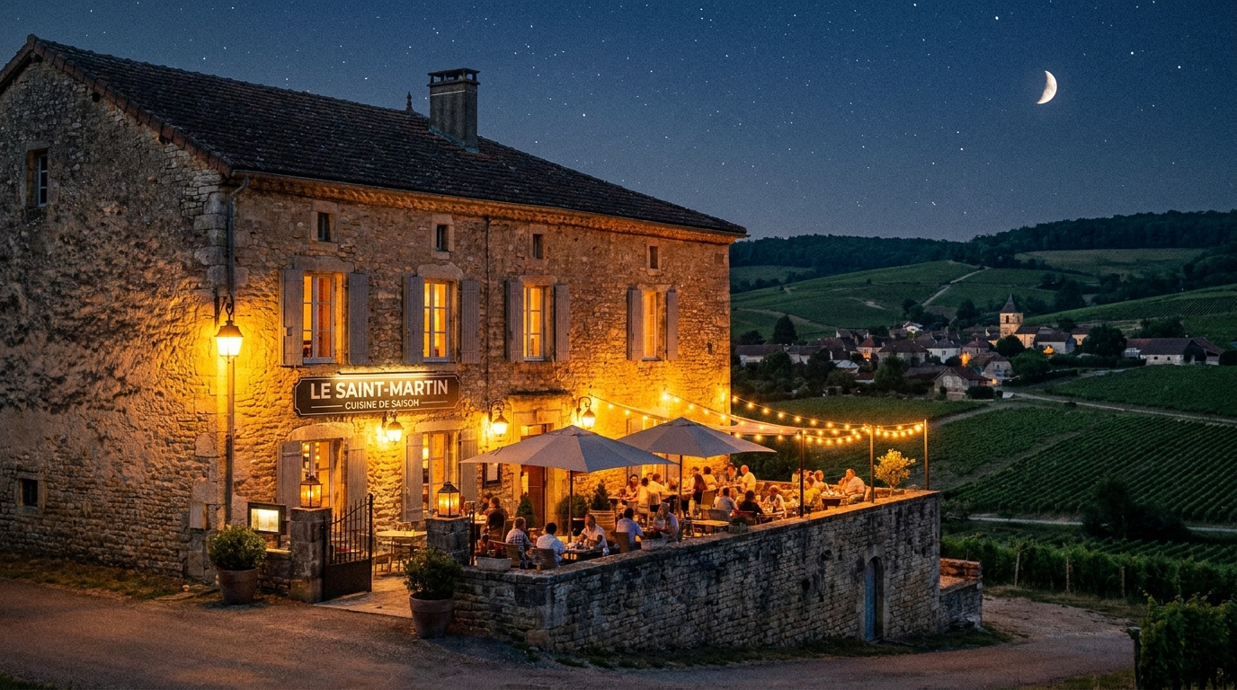 découvrez le saint-martin, une oasis paisible alliant hôtel, restaurant et bar au cœur de la campagne, idéale pour un séjour ressourçant et gourmand.