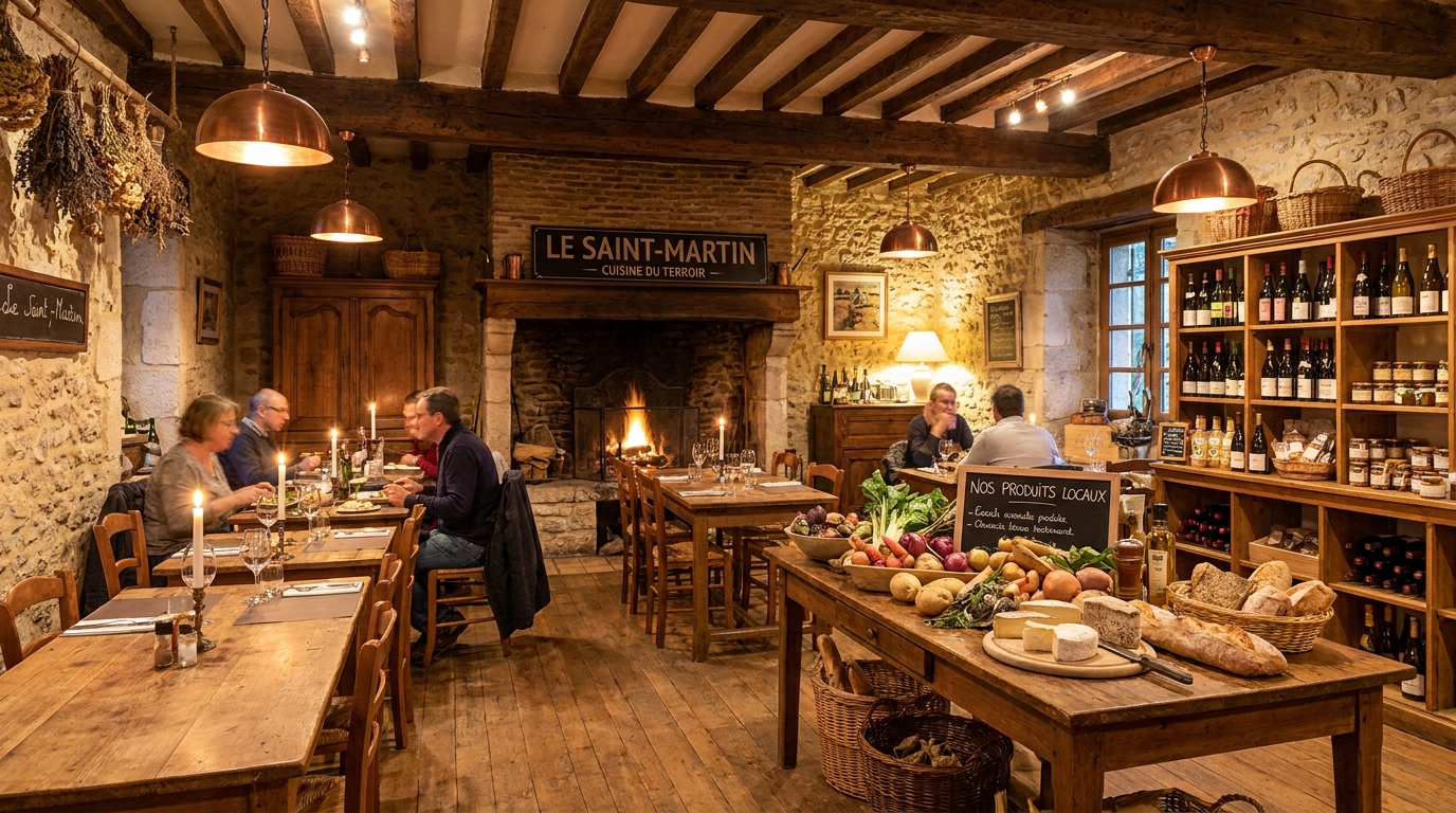 découvrez le saint-martin, une oasis unique alliant hôtel, restaurant et bar au cœur de la campagne pour une escapade authentique et relaxante.