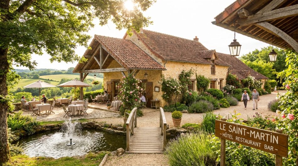 découvrez le saint-martin, une oasis unique alliant hôtel, restaurant et bar au cœur de la campagne, pour une expérience authentique et conviviale.