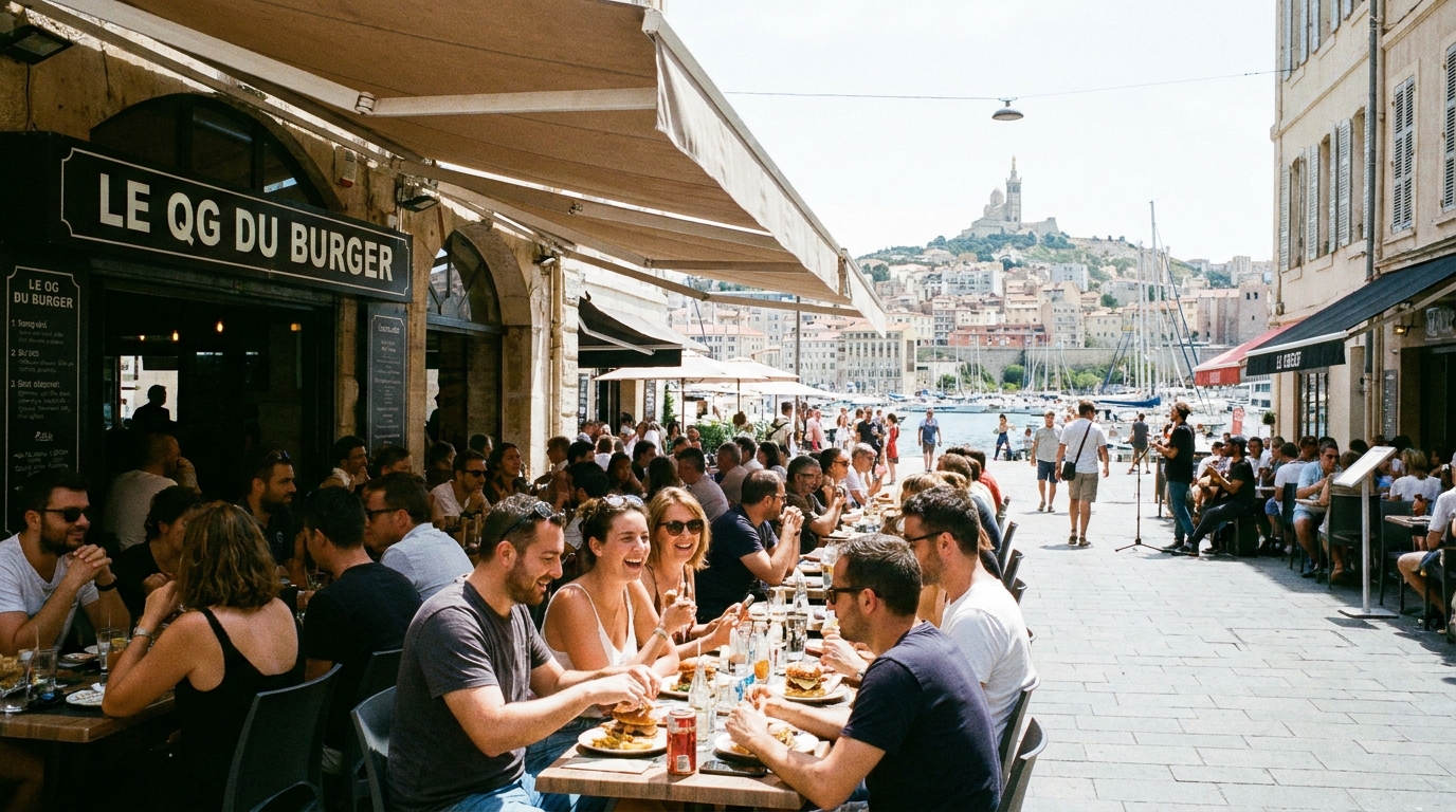 le célèbre restaurant de burgers ouvre un deuxième point de vente près du vieux port, attirant toujours plus de gourmands avec ses saveurs uniques et son ambiance conviviale.