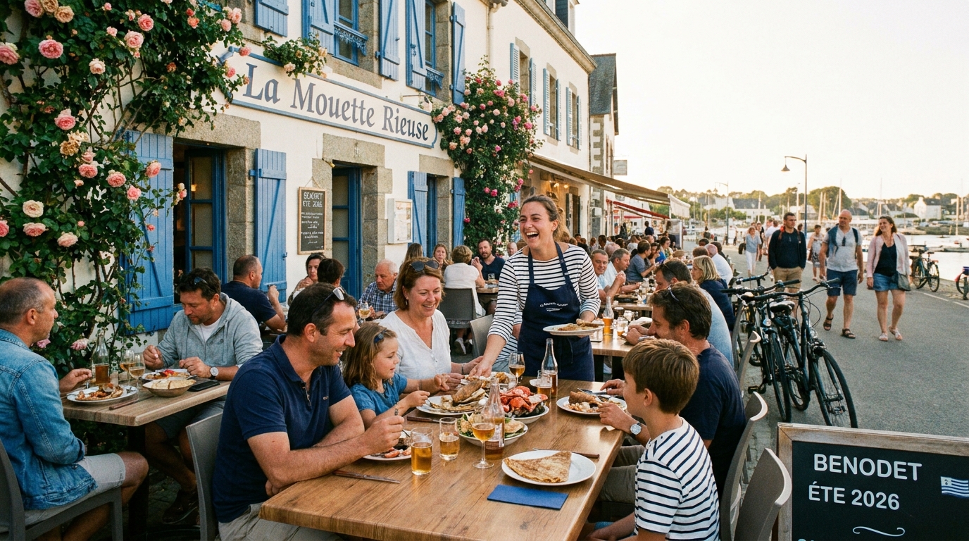 découvrez l’histoire de lylou piccand, saisonnière en restauration, qui quitte les fourneaux pour suivre son compagnon à bénodet et commencer une nouvelle aventure.