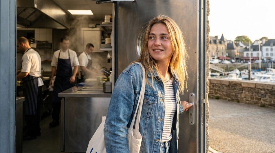 découvrez l'histoire de lylou piccand, saisonnière en restauration, qui quitte les fourneaux pour s'installer à bénodet auprès de son compagnon.