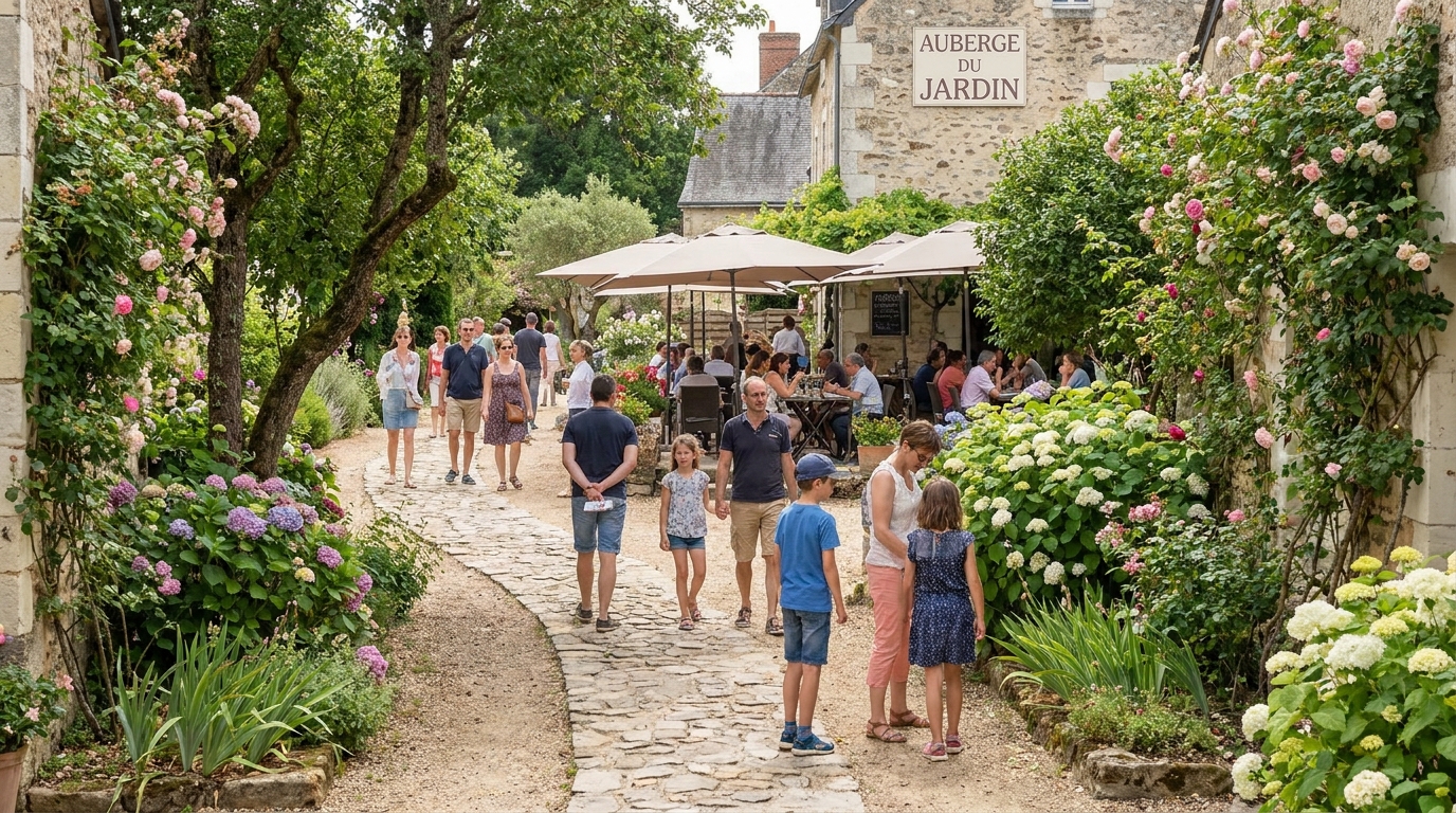 découvrez un jardin enchanteur en maine-et-loire, alliant beauté naturelle pour les visiteurs et succès culinaire pour un restaurant réputé.