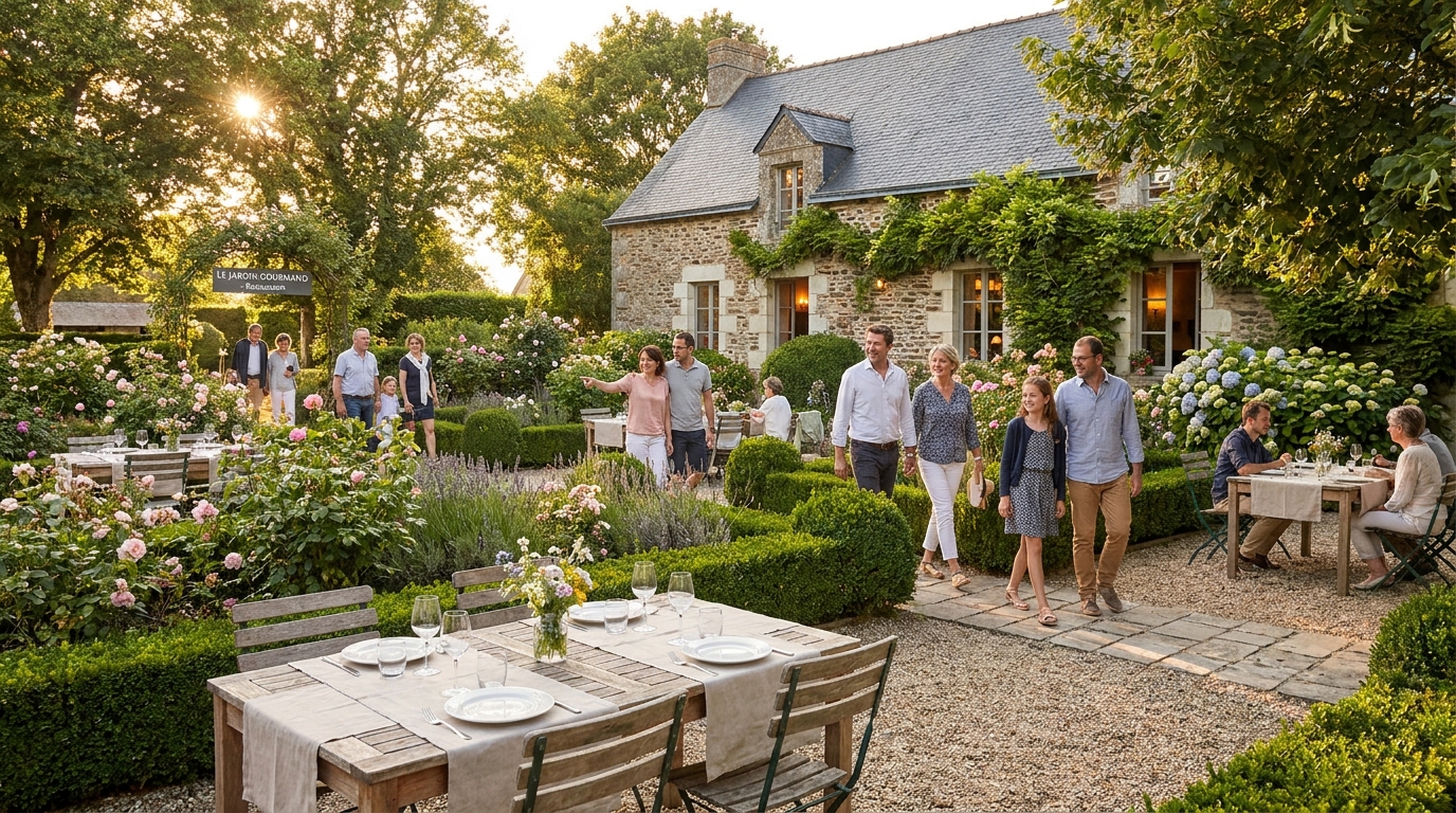 découvrez un jardin charmeur en maine-et-loire, alliant beauté naturelle pour les visiteurs et succès gastronomique pour le restaurant.