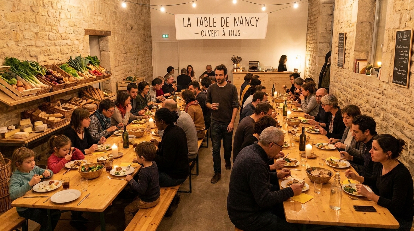 découvrez convives à nancy, une nouvelle adresse solidaire et inclusive où convivialité et engagement se rencontrent. ne manquez pas cette expérience unique au cœur de la ville.