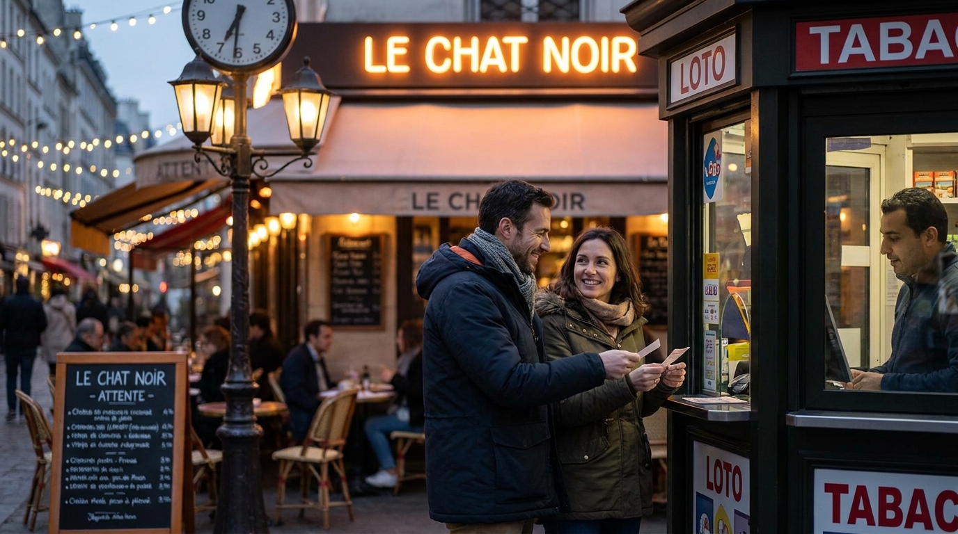 découvrez l'histoire touchante d'une première partie de loto partagée autour d'une table de restaurant, où un événement bouleversant va changer leur vie à jamais.