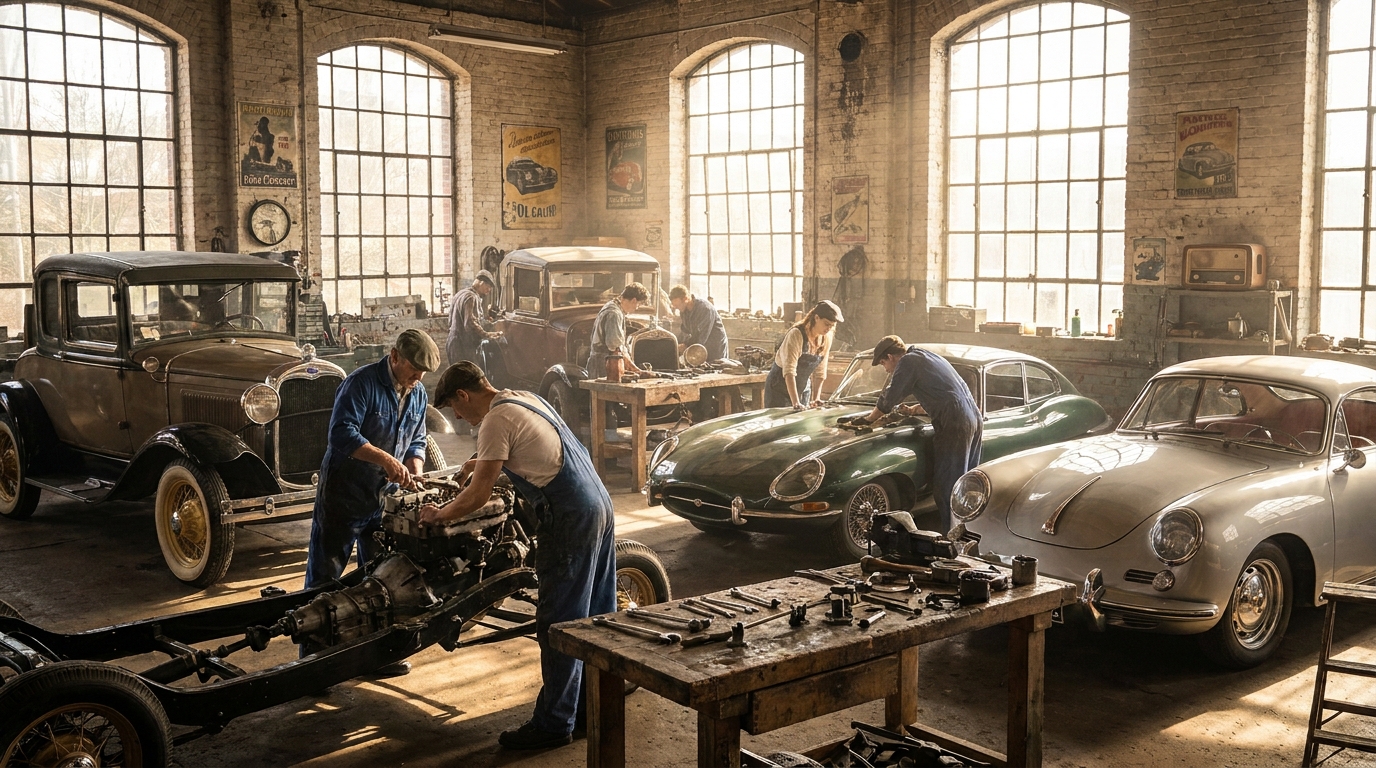 découvrez auto resto classic à saint-maurice-l’exil, un club passionné dédié à la restauration et la préservation des voitures anciennes. rejoignez une communauté de passionnés qui redonne vie aux véhicules d'autrefois.