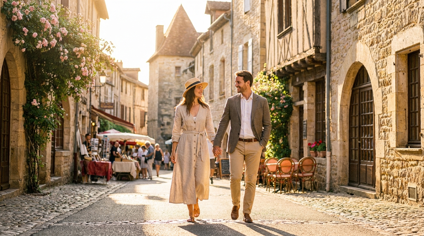 découvrez l'escapade romantique de sonia rolland et guillaume gabriel dans un cadre idyllique, entre moments de complicité et paysages enchanteurs.