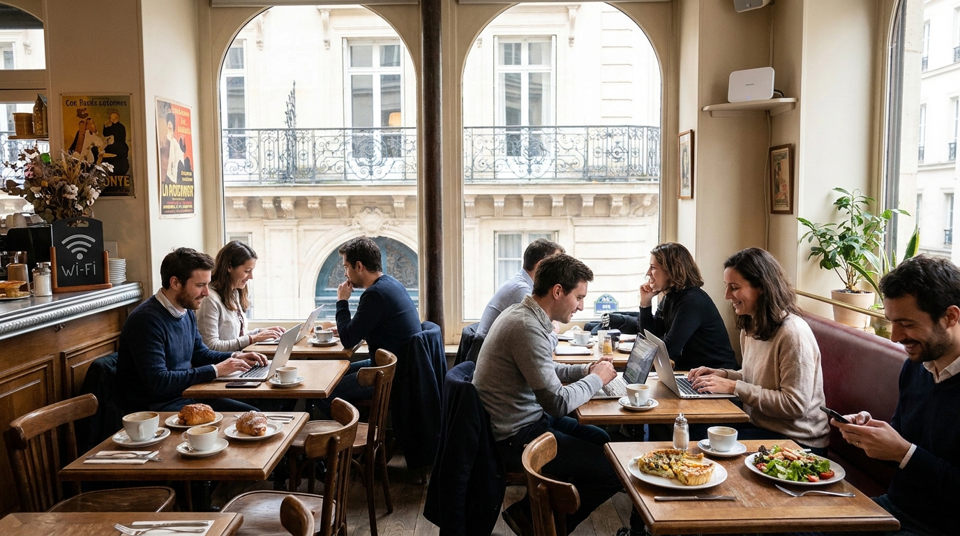 découvrez les meilleures adresses parisiennes où déguster un délicieux repas tout en profitant du wifi gratuit pour rester connecté en toute simplicité.