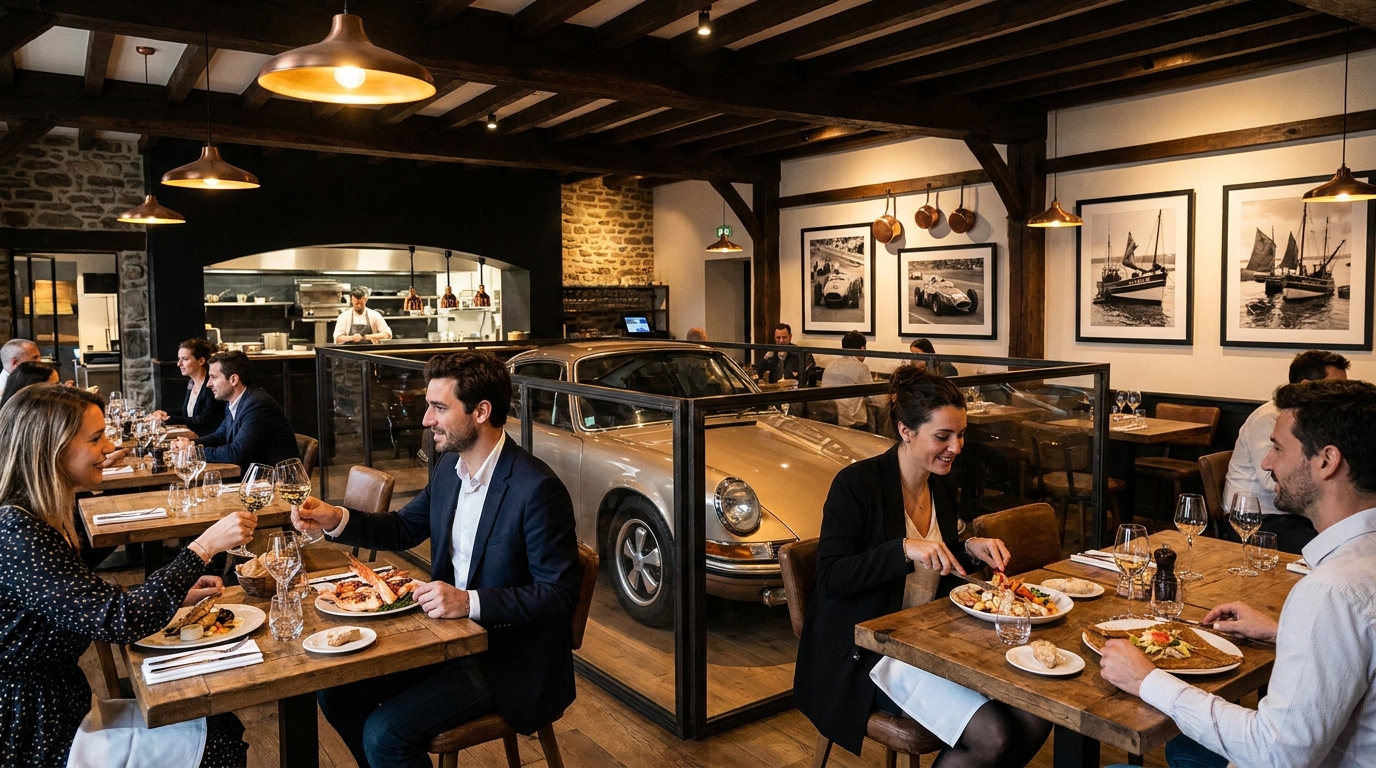 découvrez un nouveau restaurant breton unique où la passion pour porsche se mêle à l'art culinaire pour une expérience gastronomique exceptionnelle.