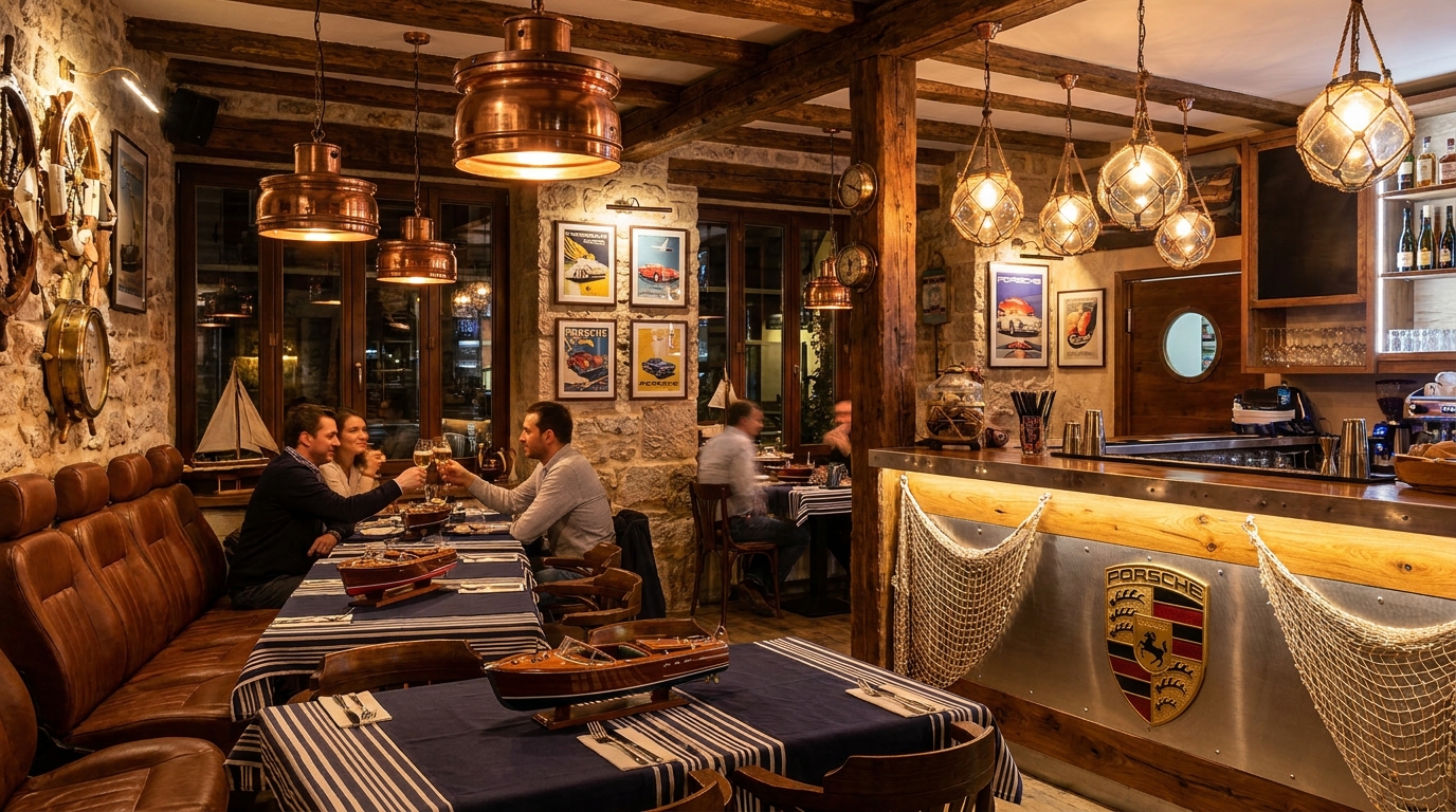 découvrez un nouveau restaurant breton alliant passion pour porsche et art culinaire, pour une expérience gastronomique unique et raffinée.