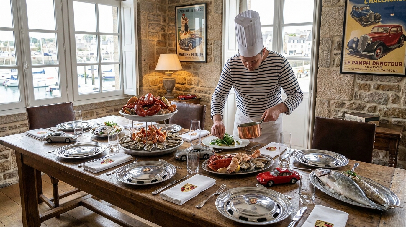 découvrez un nouveau restaurant breton unique où la passion pour porsche et l'art culinaire se rencontrent pour une expérience gastronomique exceptionnelle.