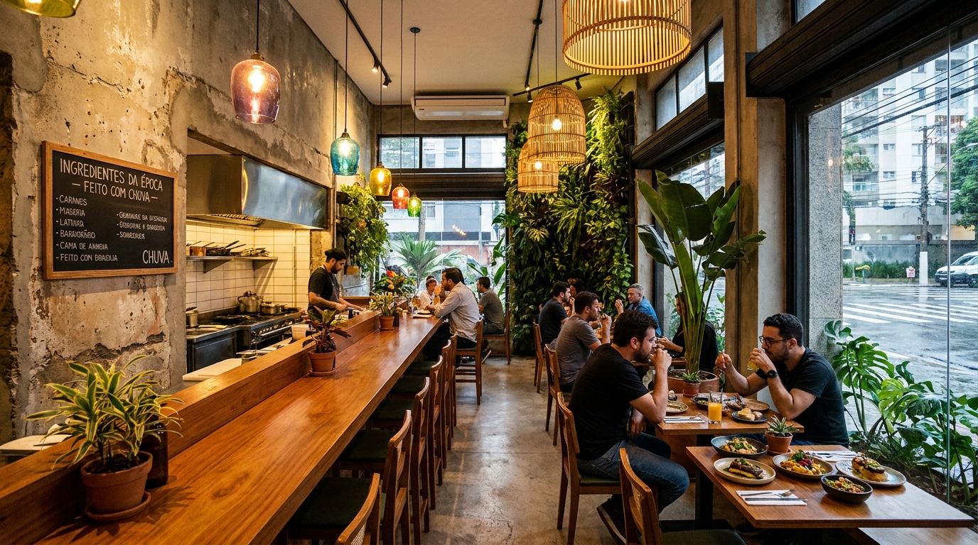 découvrez comment un restaurant brésilien innove en adaptant ses menus pour lutter contre le changement climatique et promouvoir une cuisine durable.