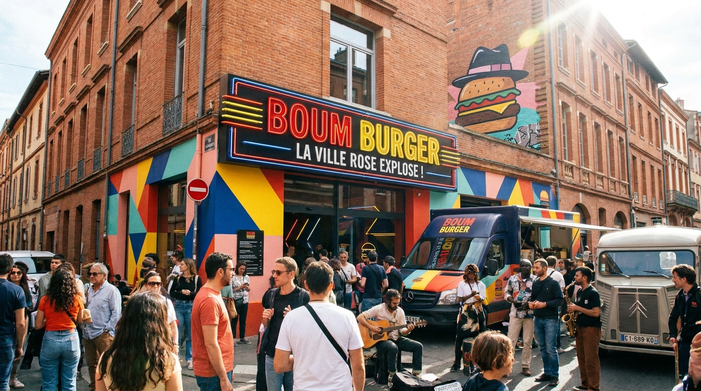 une chaîne de burgers toulousaine met en garde contre l'usurpation de son nom par un restaurant au maroc et appelle à des mesures pour protéger son identité.