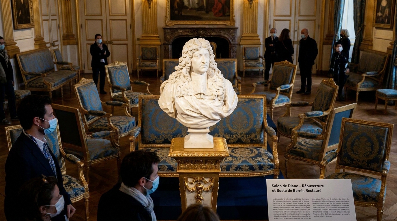 découvrez une semaine exceptionnelle au cœur des yvelines avec la redécouverte du château de versailles et la renaissance du prestigieux salon de diane restauré, alliant histoire et splendeur.