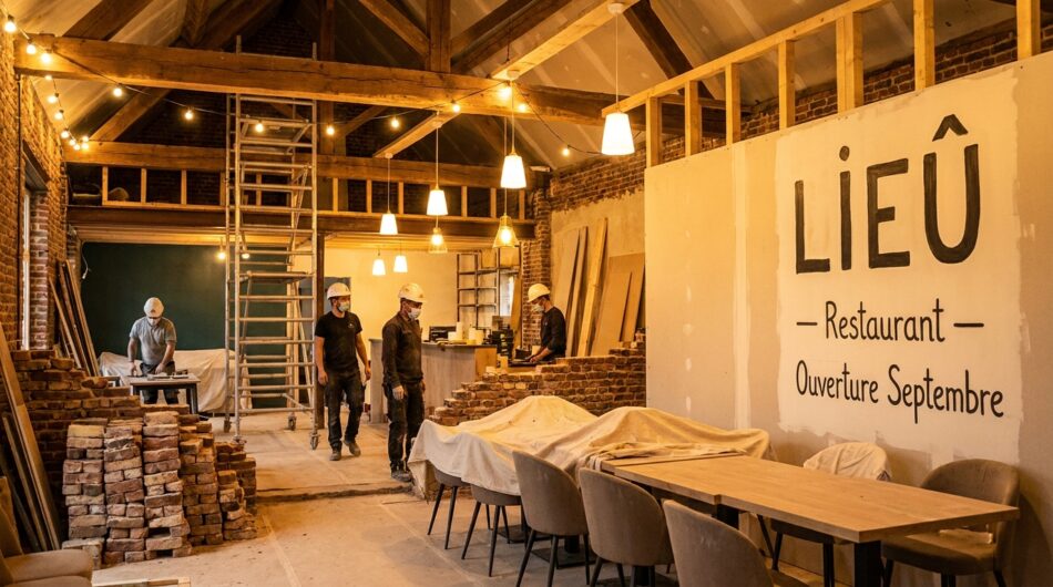 découvrez le restaurant lieû à wandignies-hamage, qui ouvrira ses portes début septembre pour accueillir ses premiers clients avec une cuisine savoureuse et un cadre convivial.