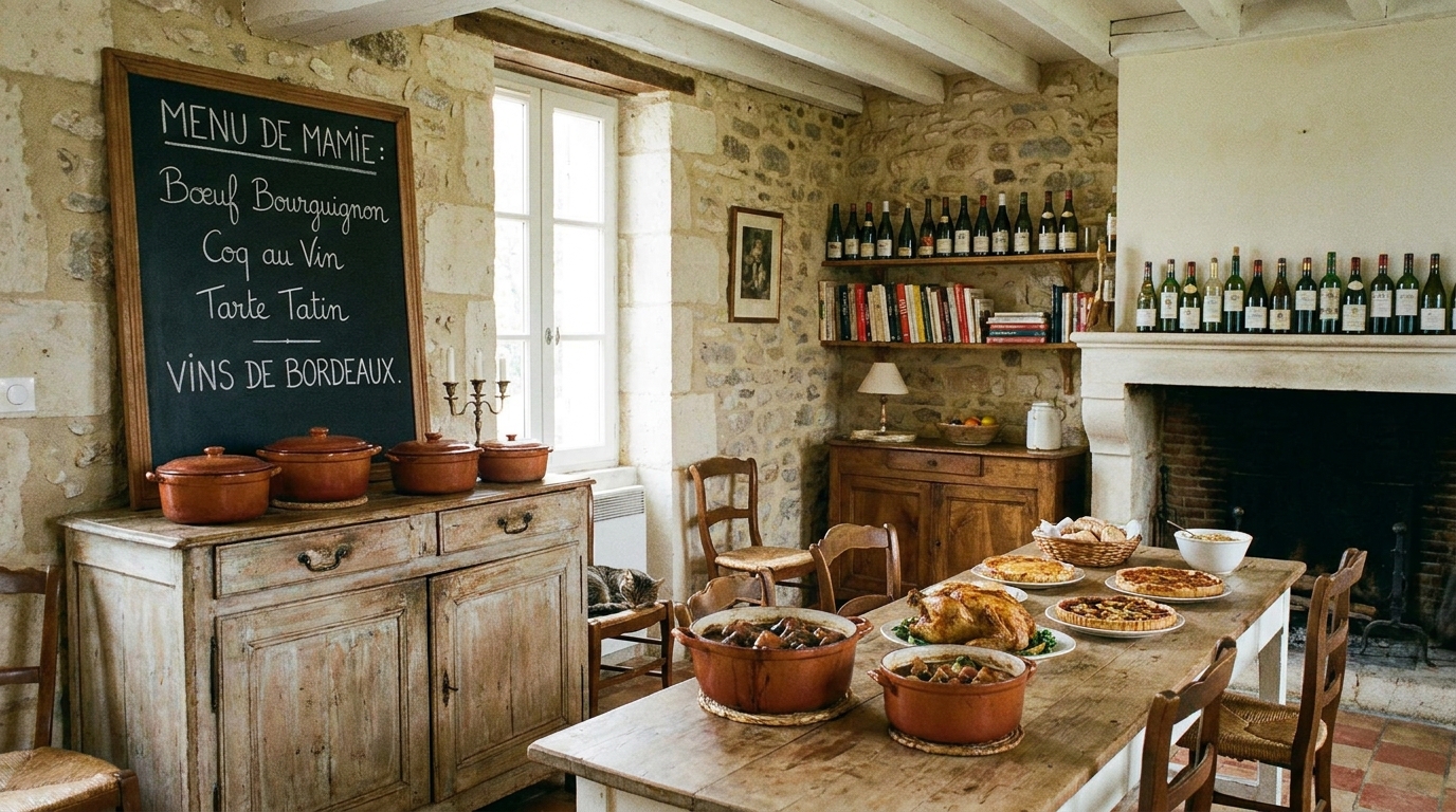 à bordeaux, un couple ouvre un restaurant inspiré des recettes de mamies, offrant des plats traditionnels qui réchauffent le cœur et réveillent les souvenirs culinaires.