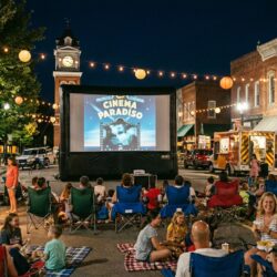 profitez d'une soirée cinéma en plein air à céaux, un événement gratuit pour partager la culture avec tous dans un cadre convivial et accessible.